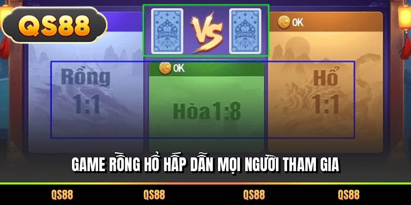 Game Rồng Hổ hấp dẫn mọi người tham gia
