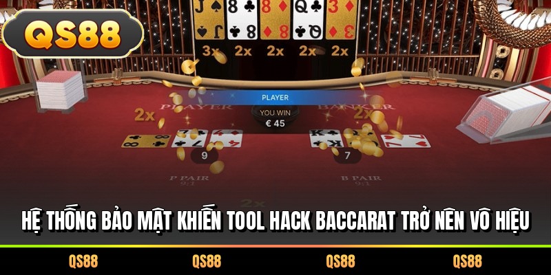 Hệ thống bảo mật khiến tool hack baccarat trở nên vô hiệu